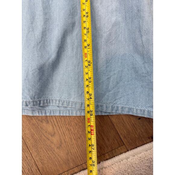 Rancho Estancia Denim Cross Embroidered Western‎ Dress Small - Picture 10 of 10